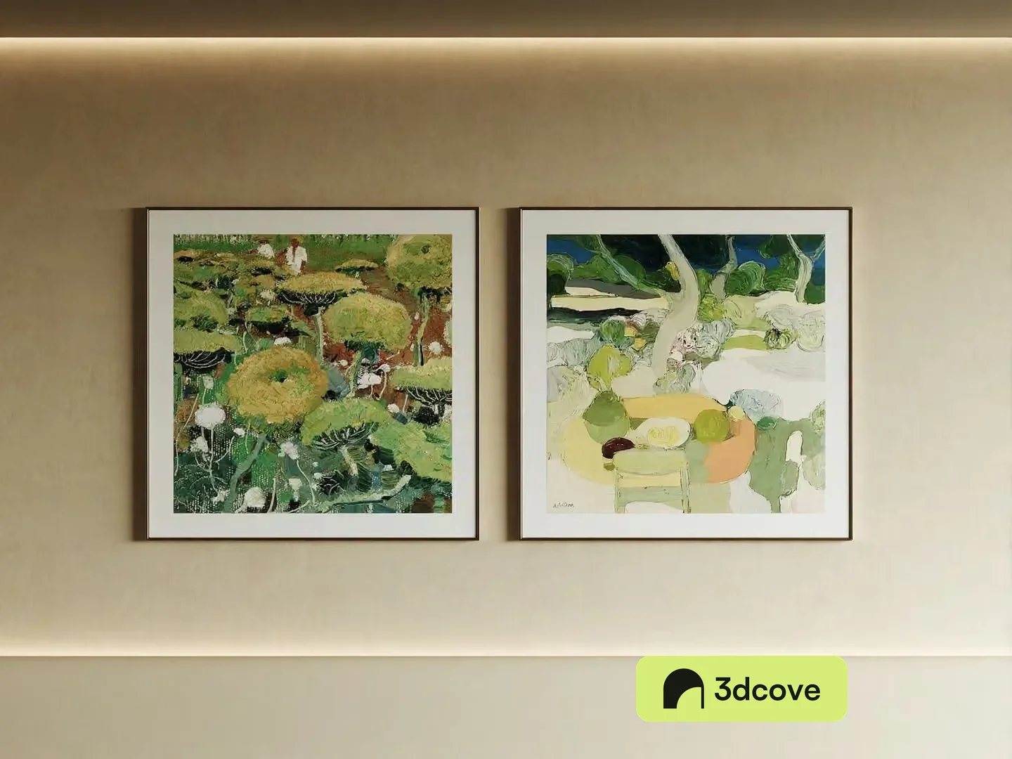 Two Abstract Paintings