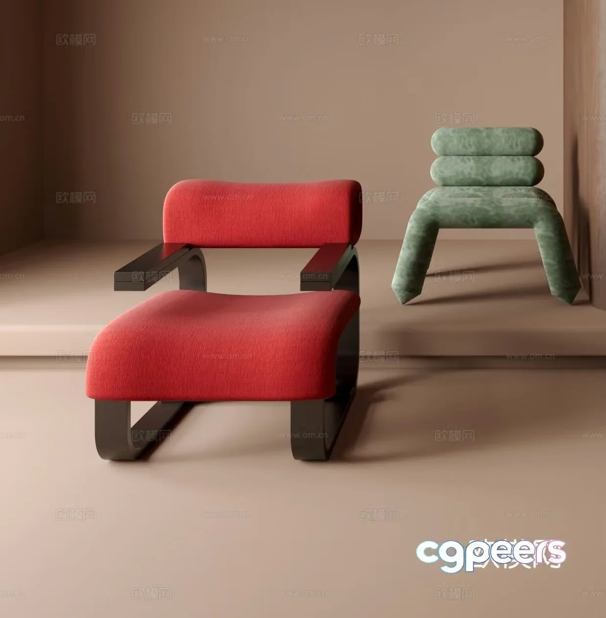 Sofa chair leisure chair 3d model