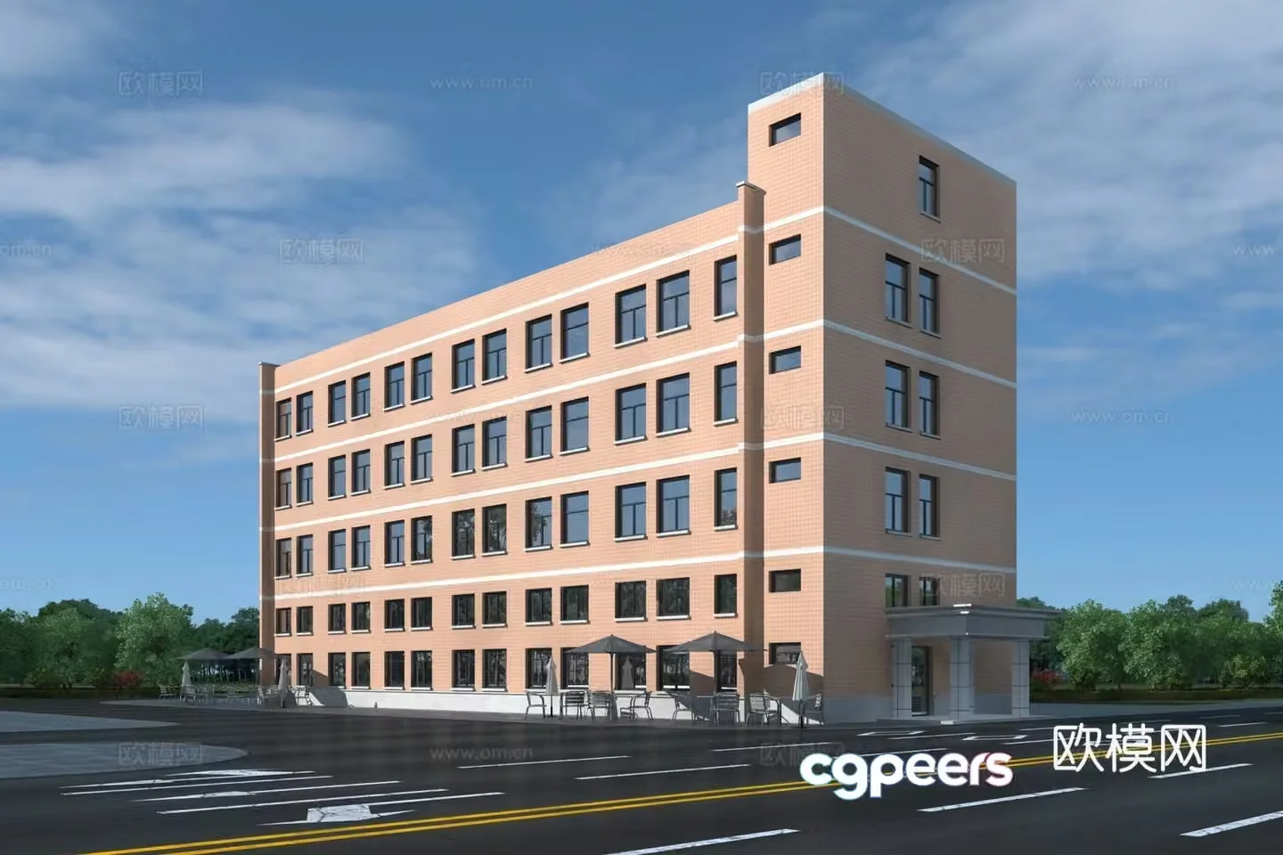 Office building 3d model