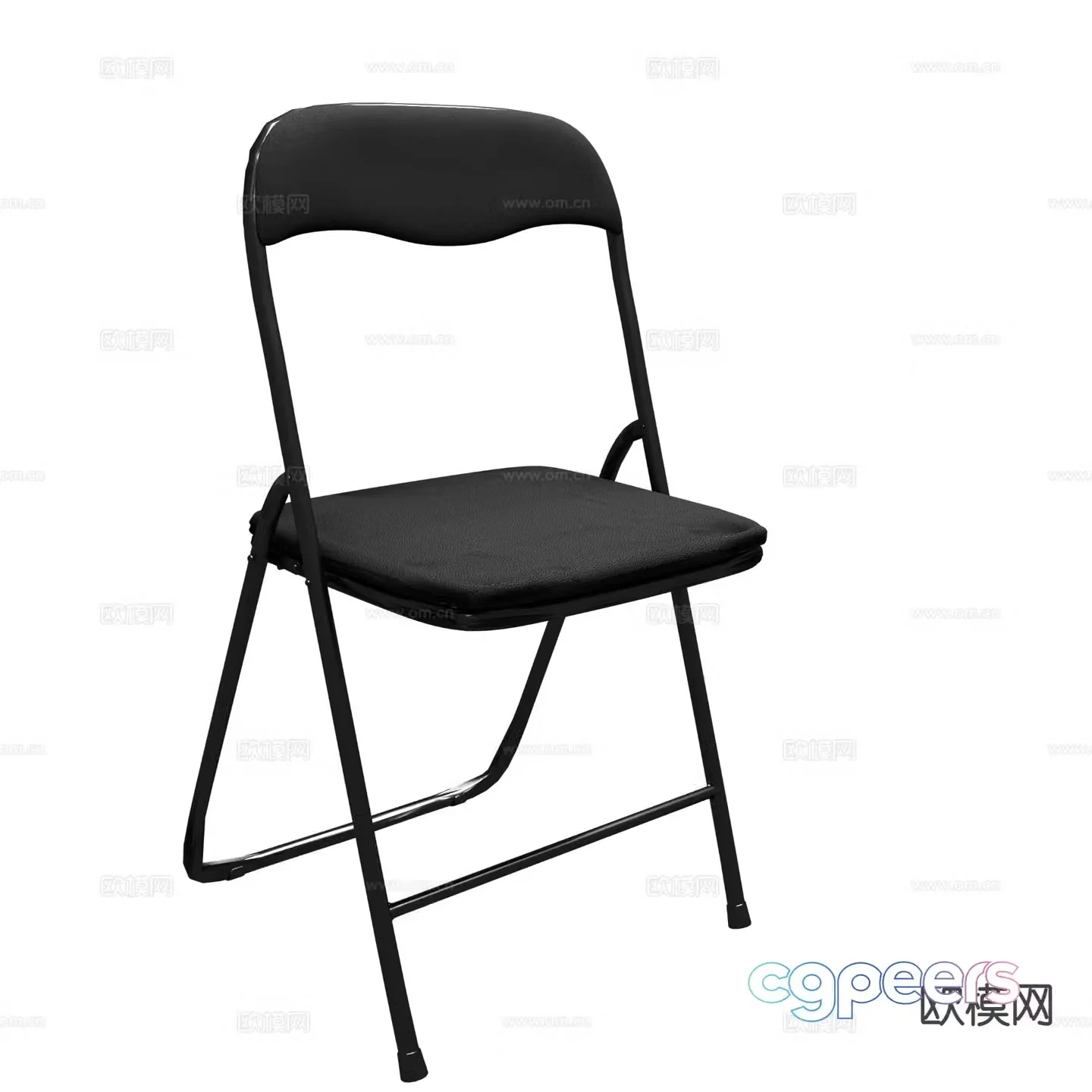Training chair conference chair folding chair office chair 3d model