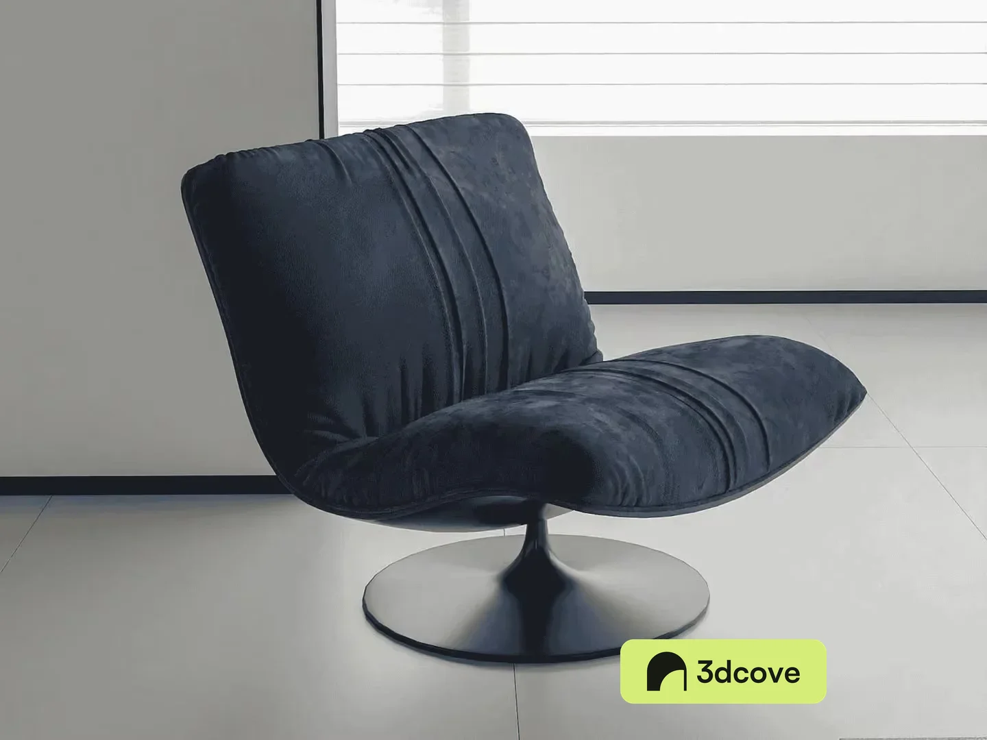 A Modern Black Chair
