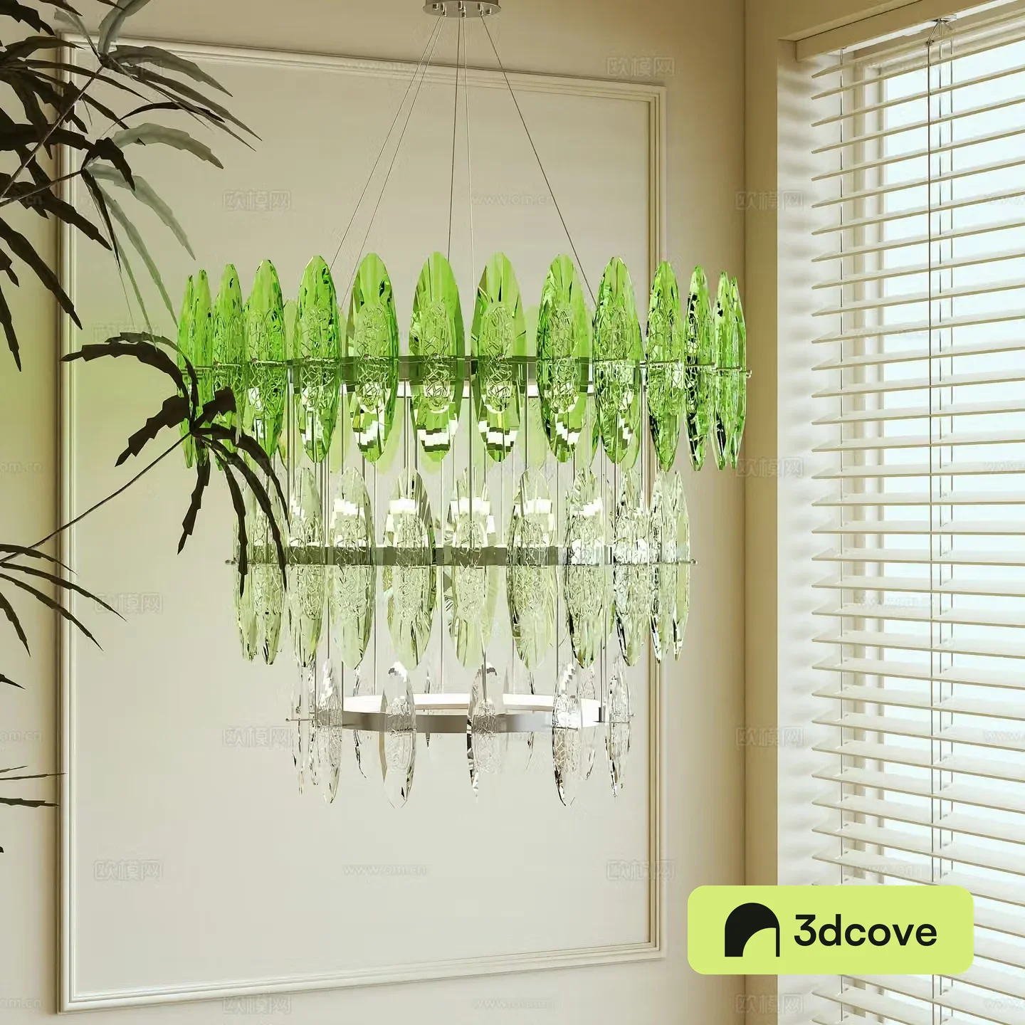 Modern crystal lamp chandelier decorative lamp