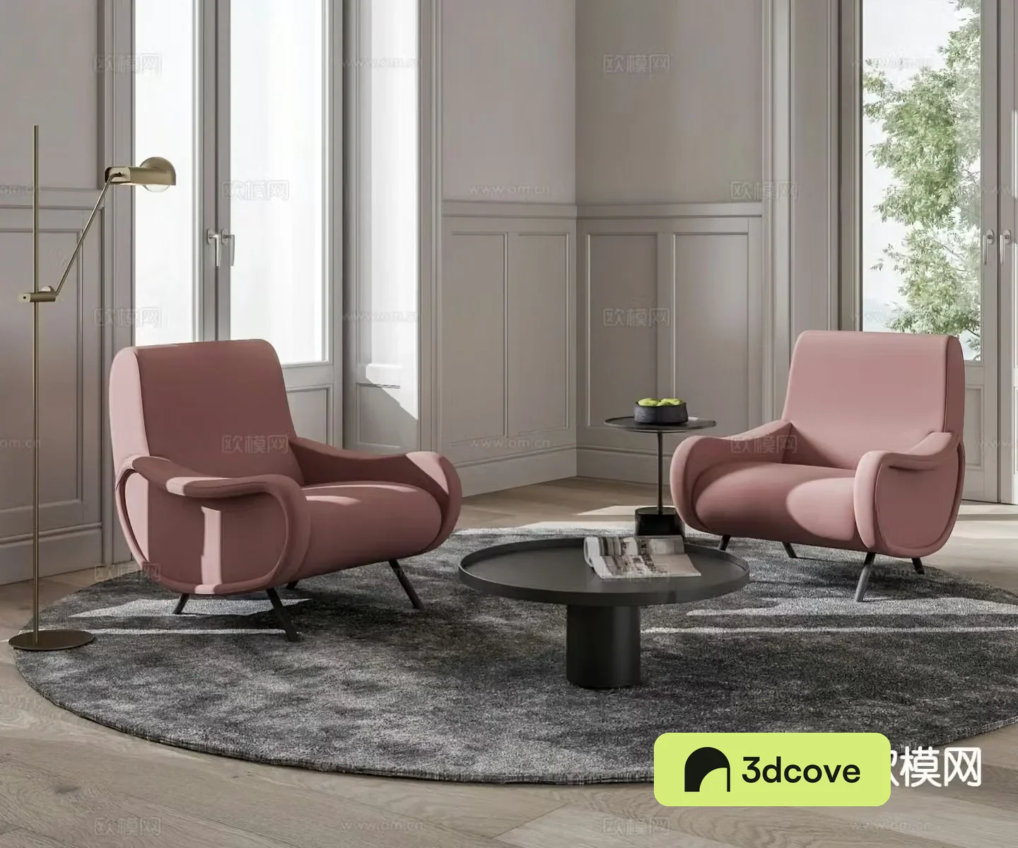 Cassina Lady armchair single sofa chair lady chair
