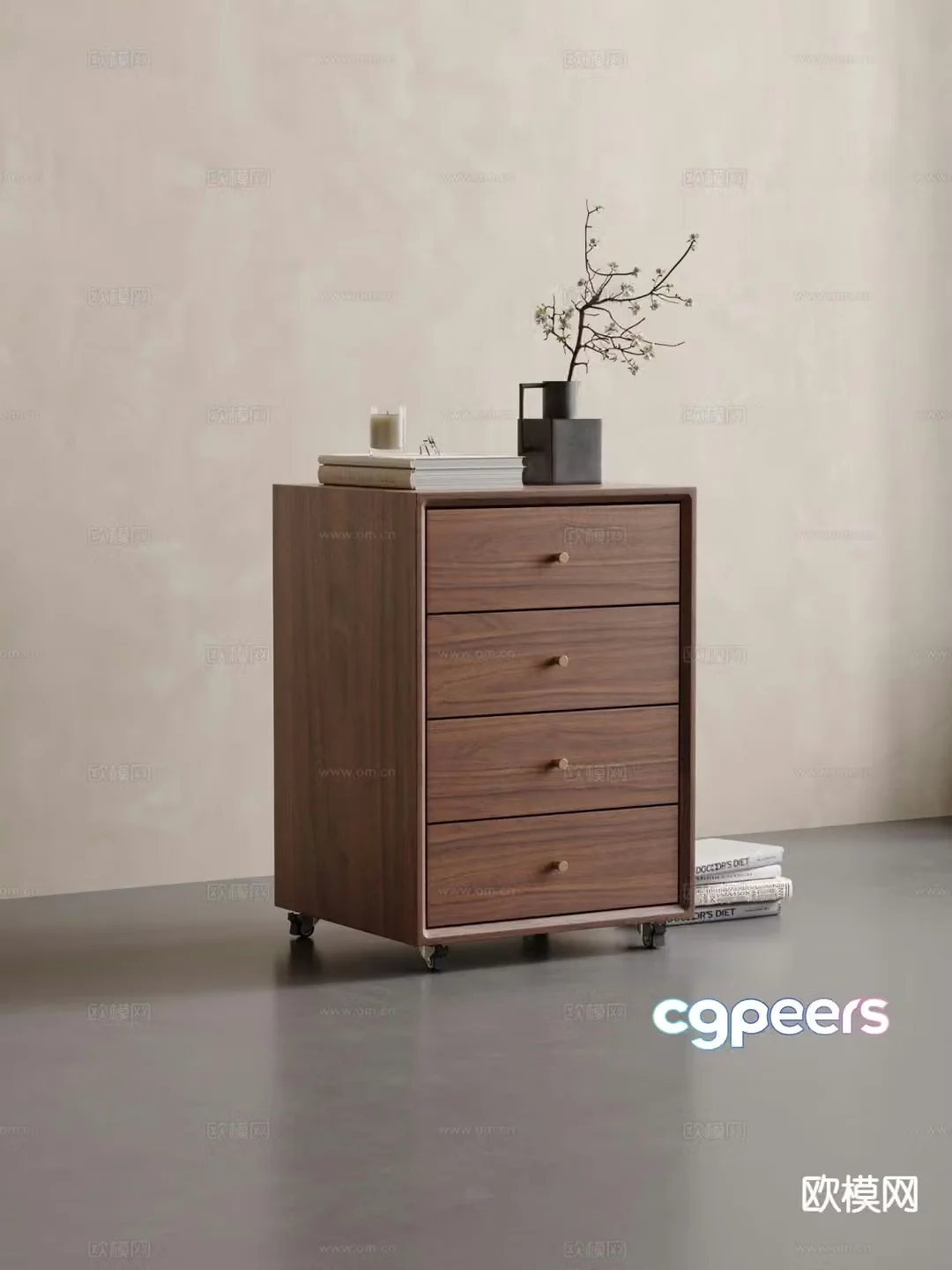 Jingjifeng chest 3D model