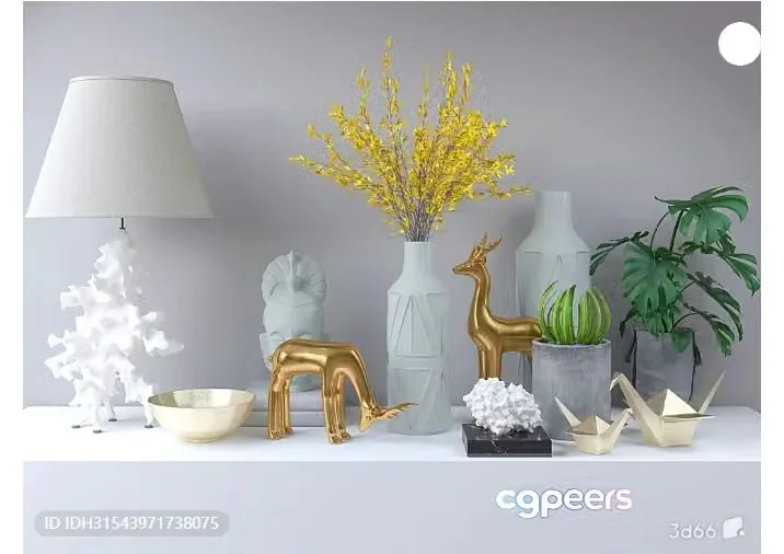 Cozy Home Decor 3D Model – 9431 – VRAY Render