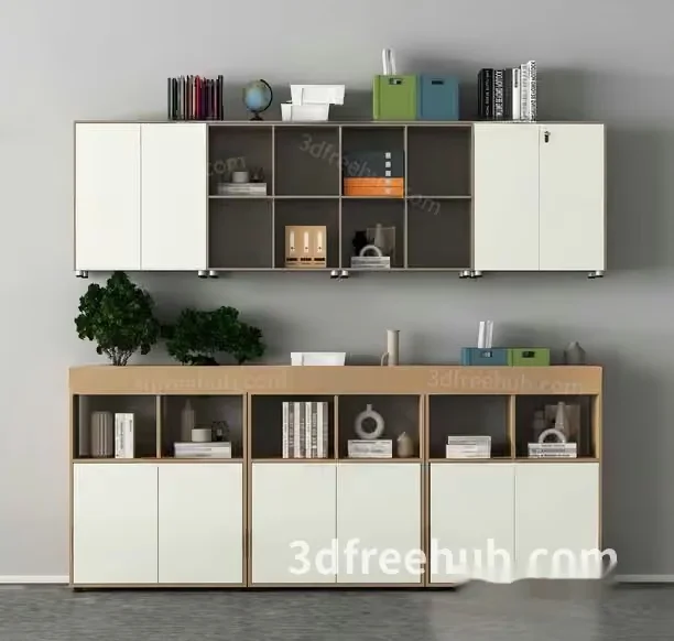 Modern Storage Unit 3D Model – 20260 – VRAY Render