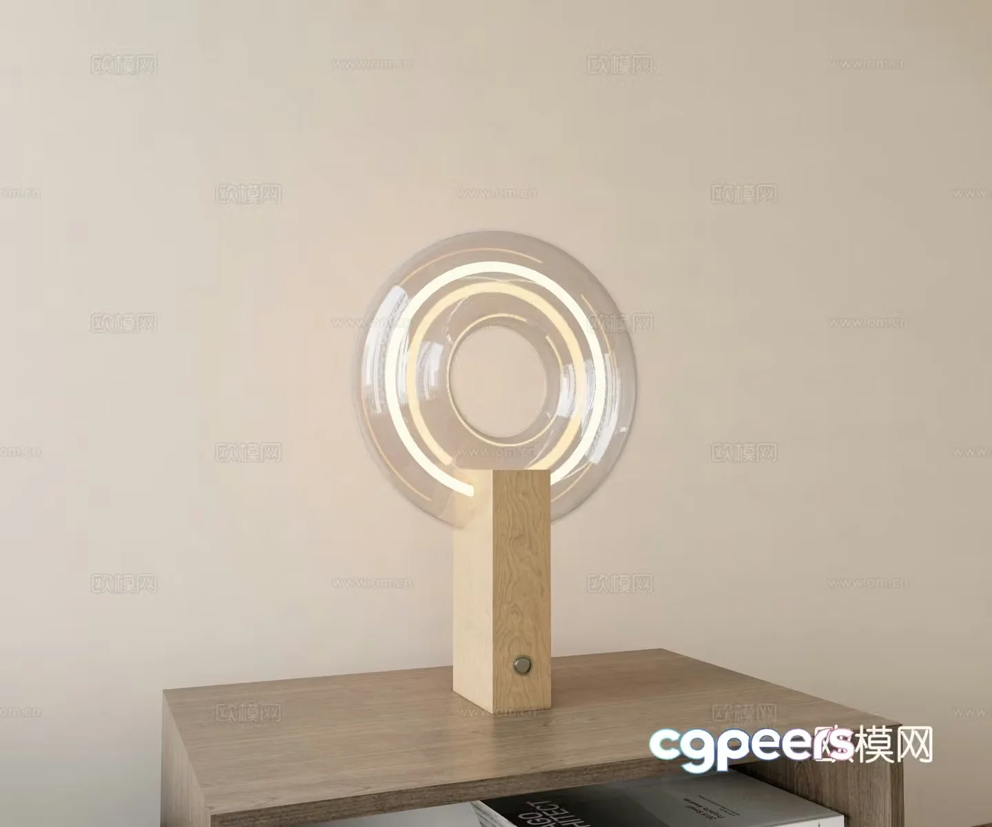 Modern desk lamp small desk lamp 3d model