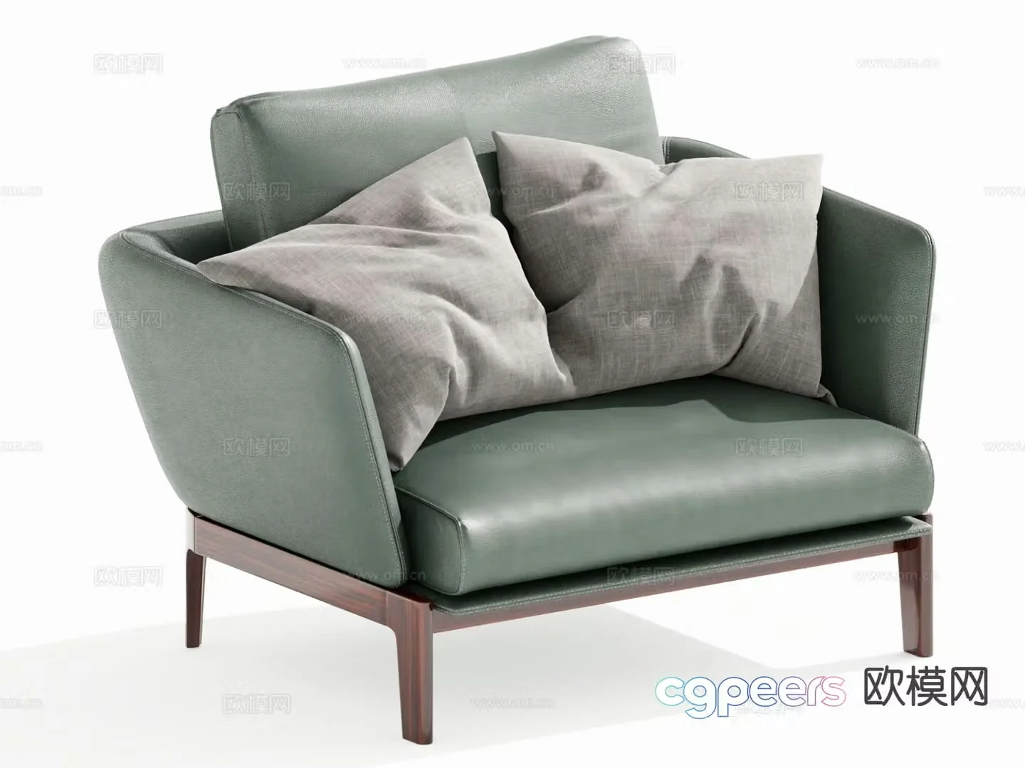 Modern single sofa 3d model