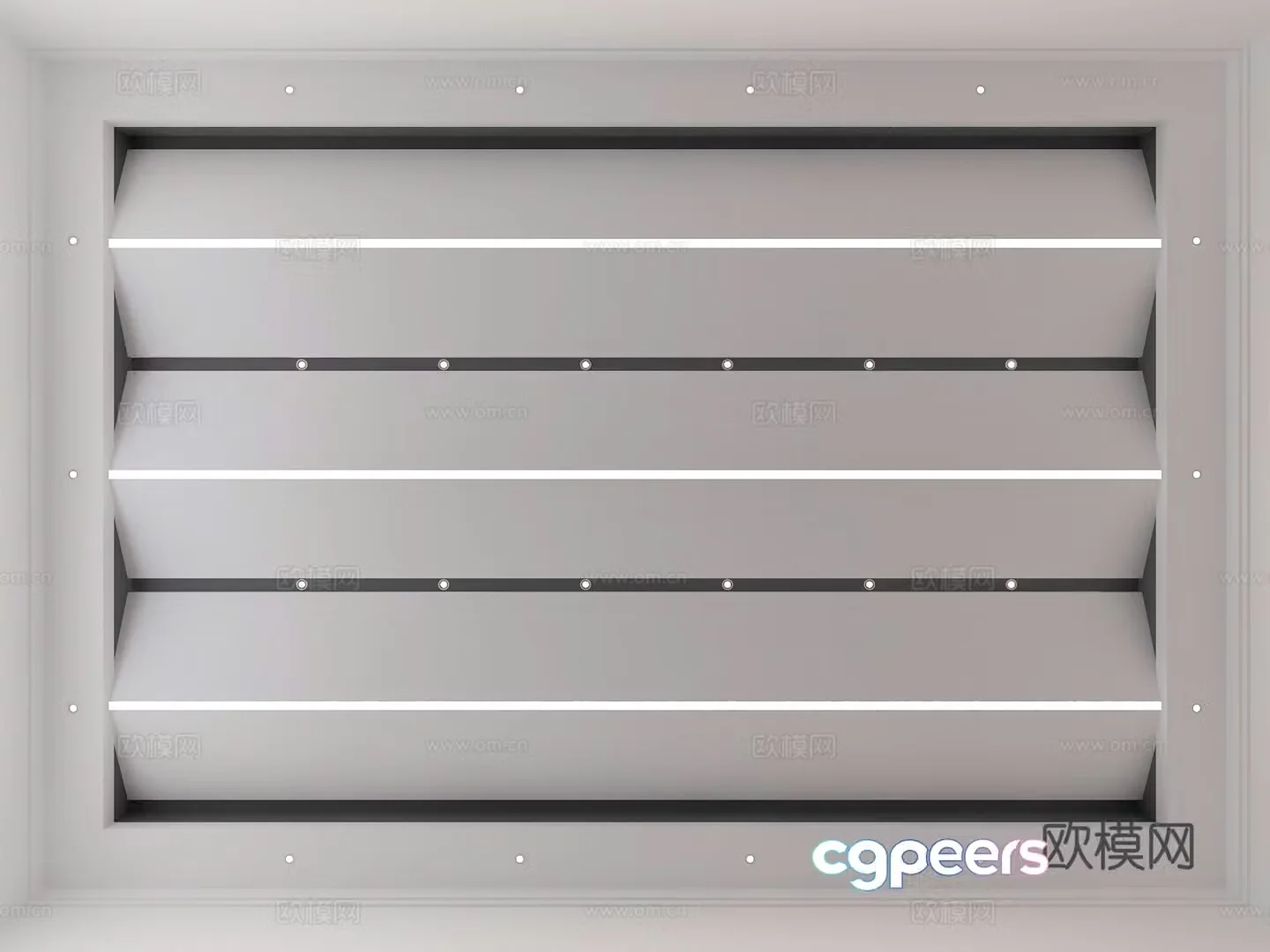 Modern style ceiling 3d model