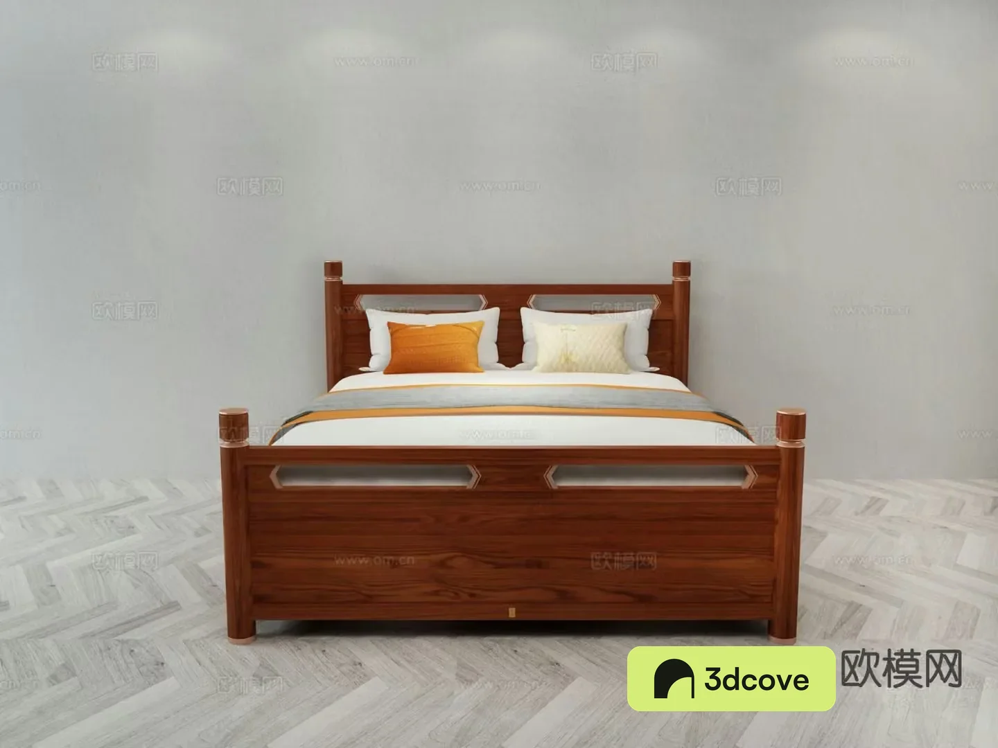 New Chinese style double bed