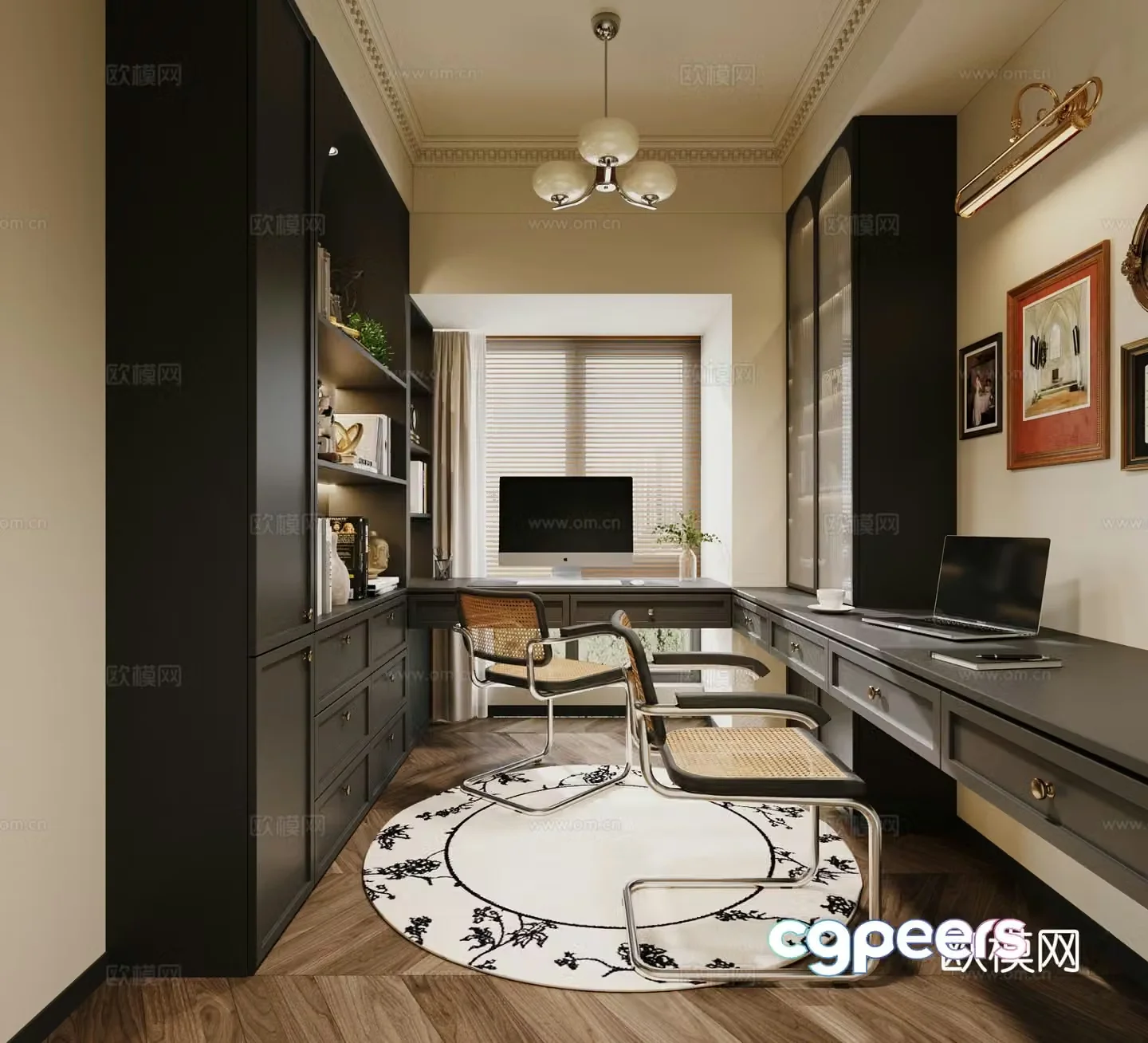 French study 3d model