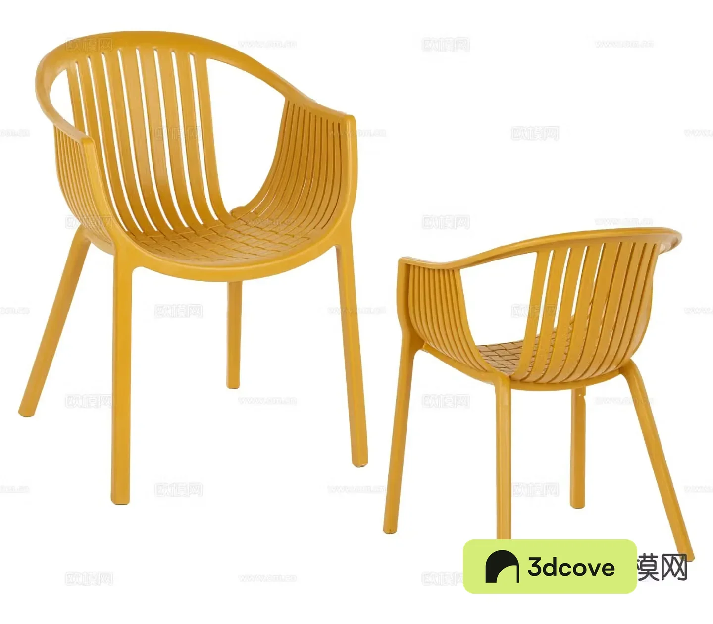 Modern plastic chair single chair outdoor chair