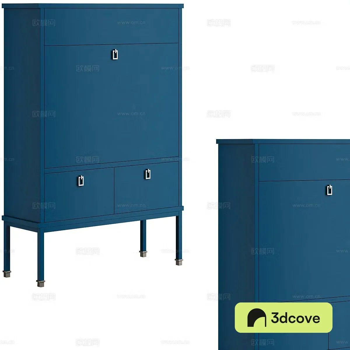 Modern entryway cabinet