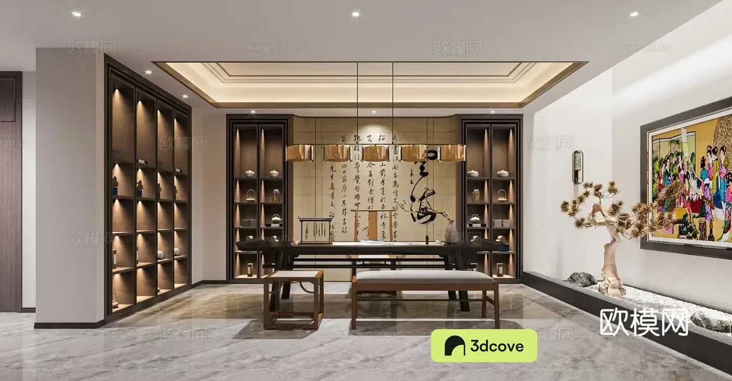 New Chinese style study