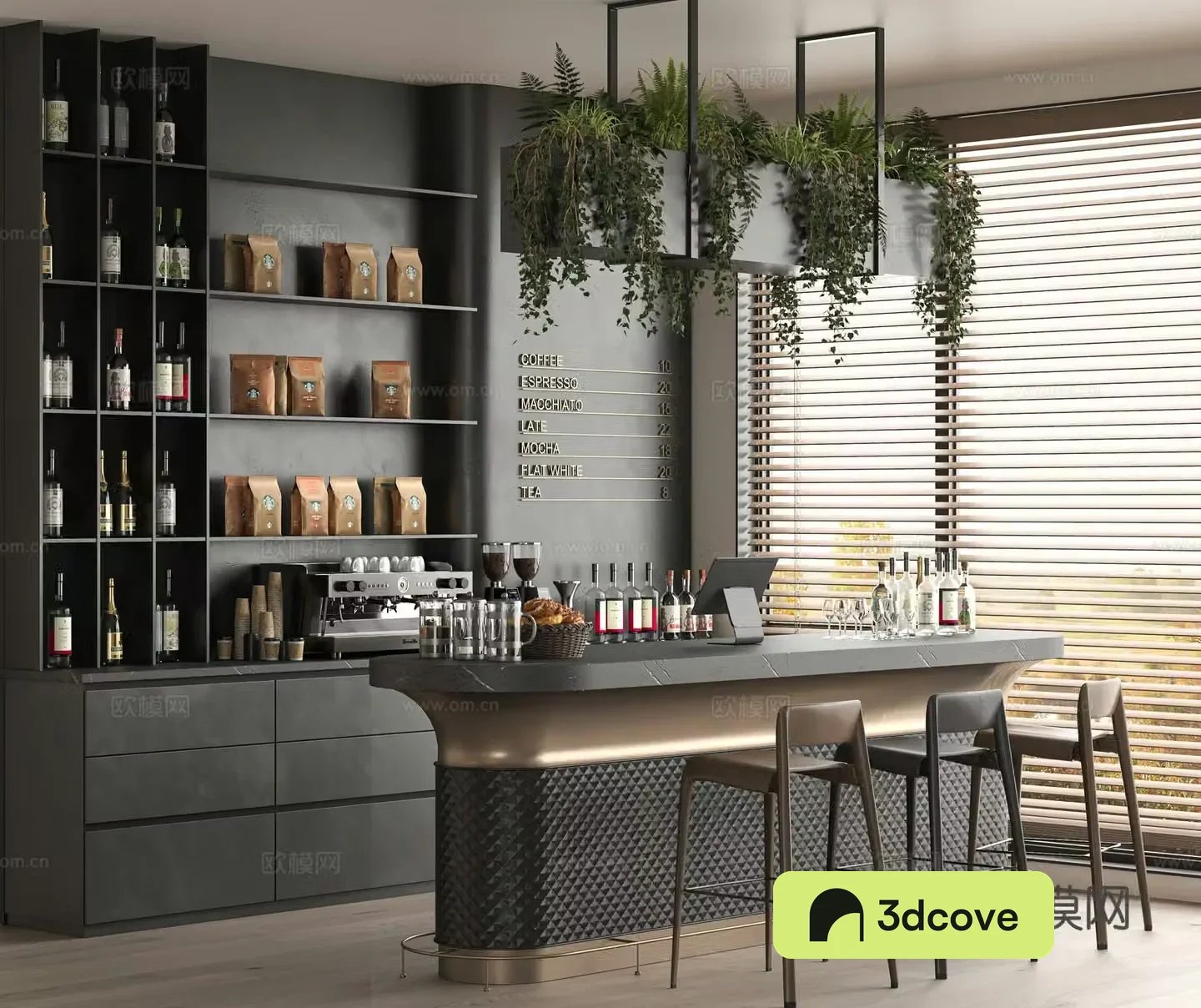 Modern bar