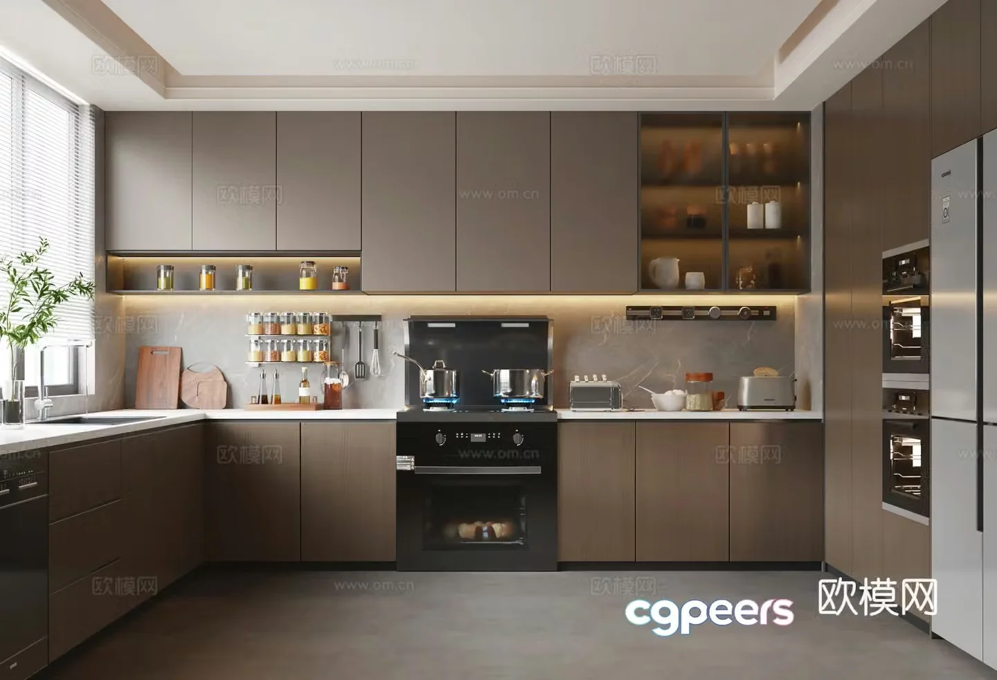 Italian kitchen 3d model