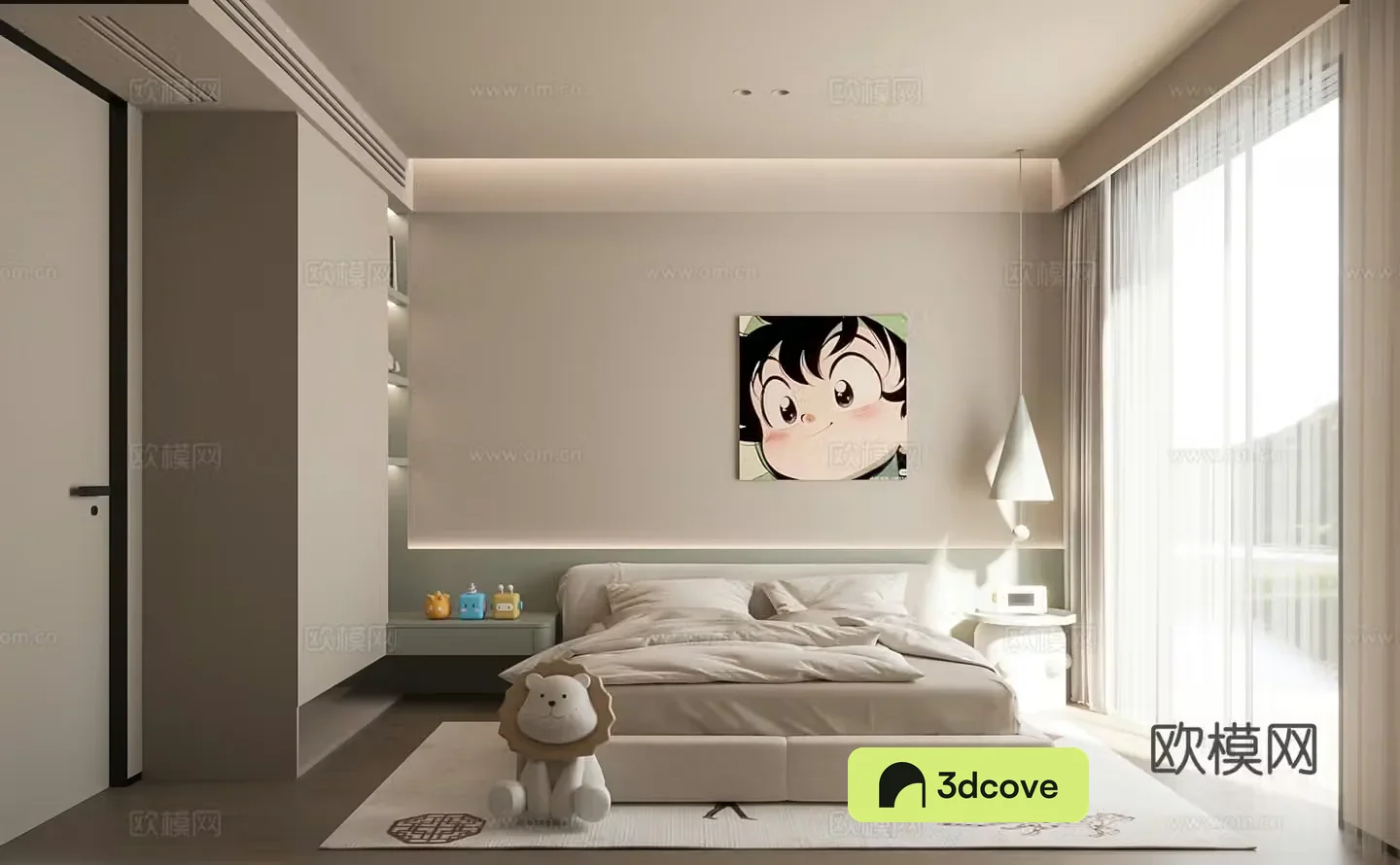 Modern children’s room Girls room Kids room
