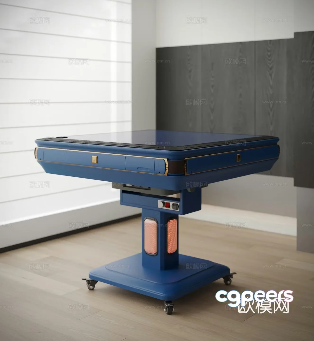 Mahjong table 3d model
