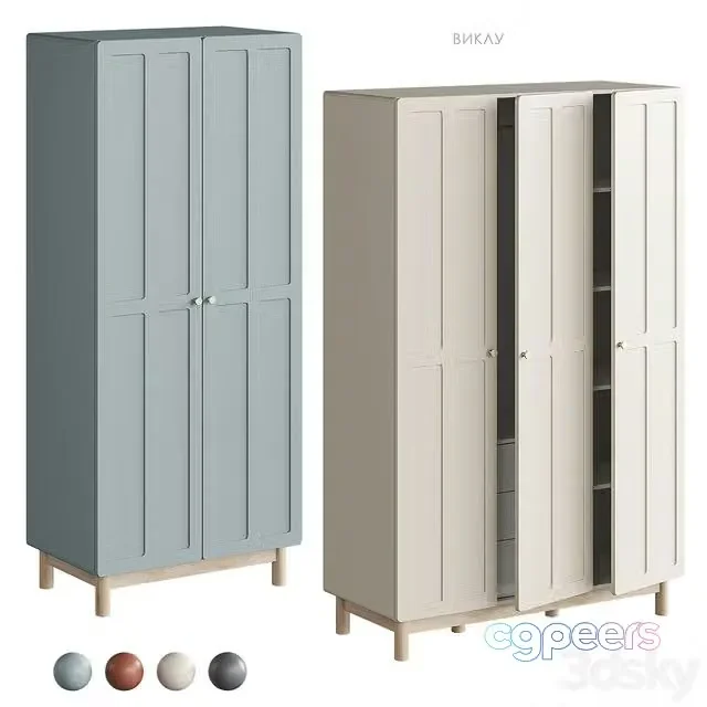 3ds Max Free – Vikla swing wardrobe Divan.ru