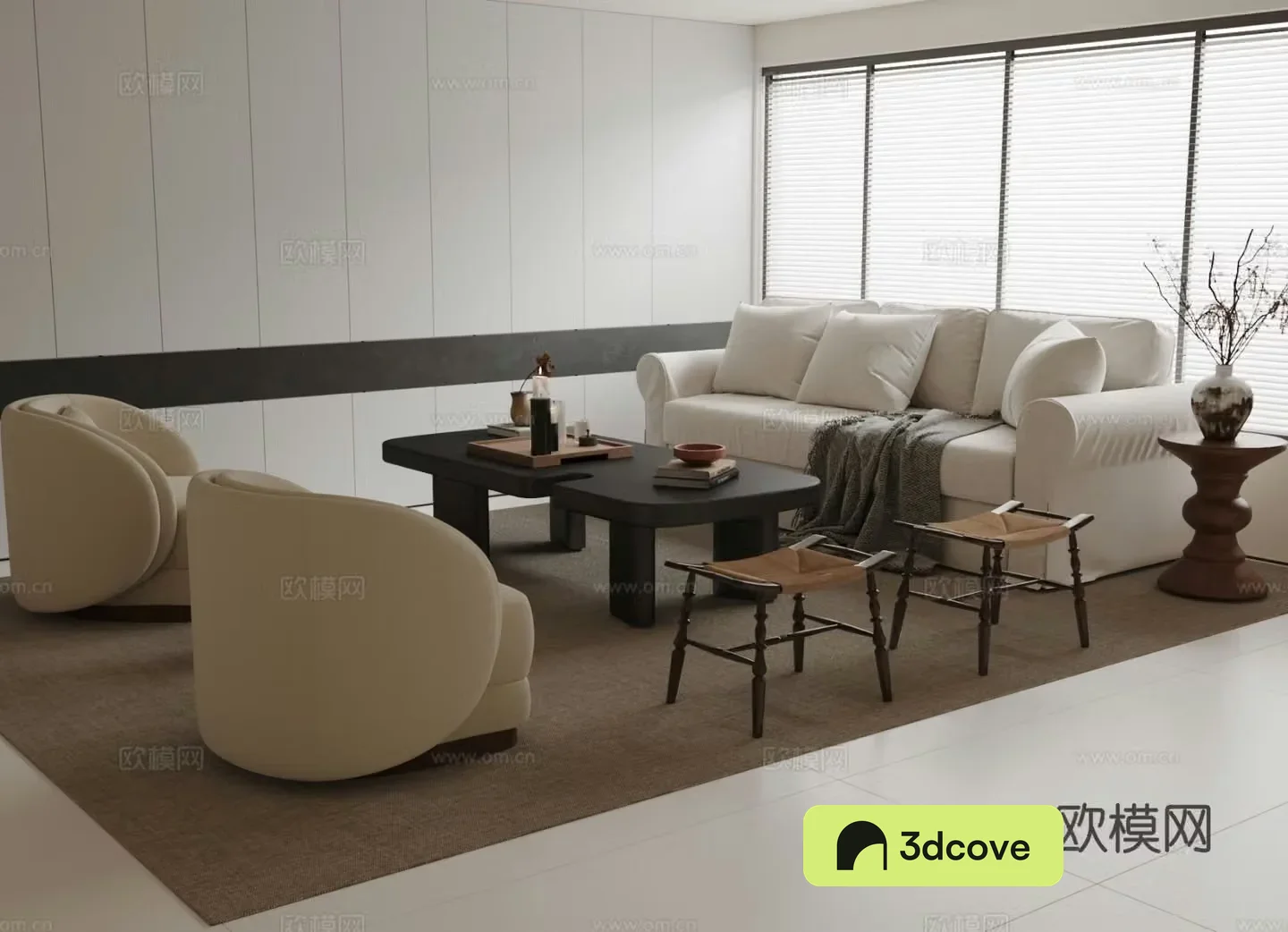 Modern upholstered sofa modular sofa