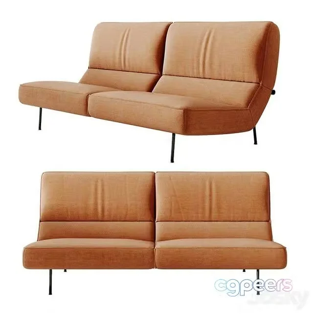 3ds Max Free – Two-seat sofa