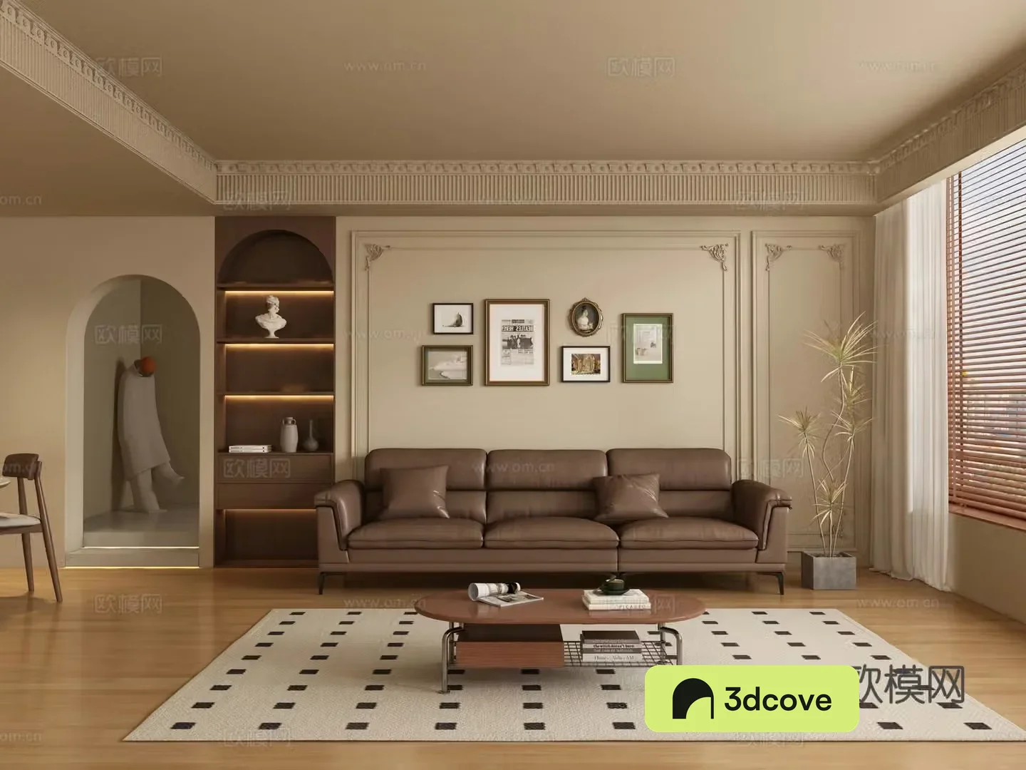 Medieval style living room
