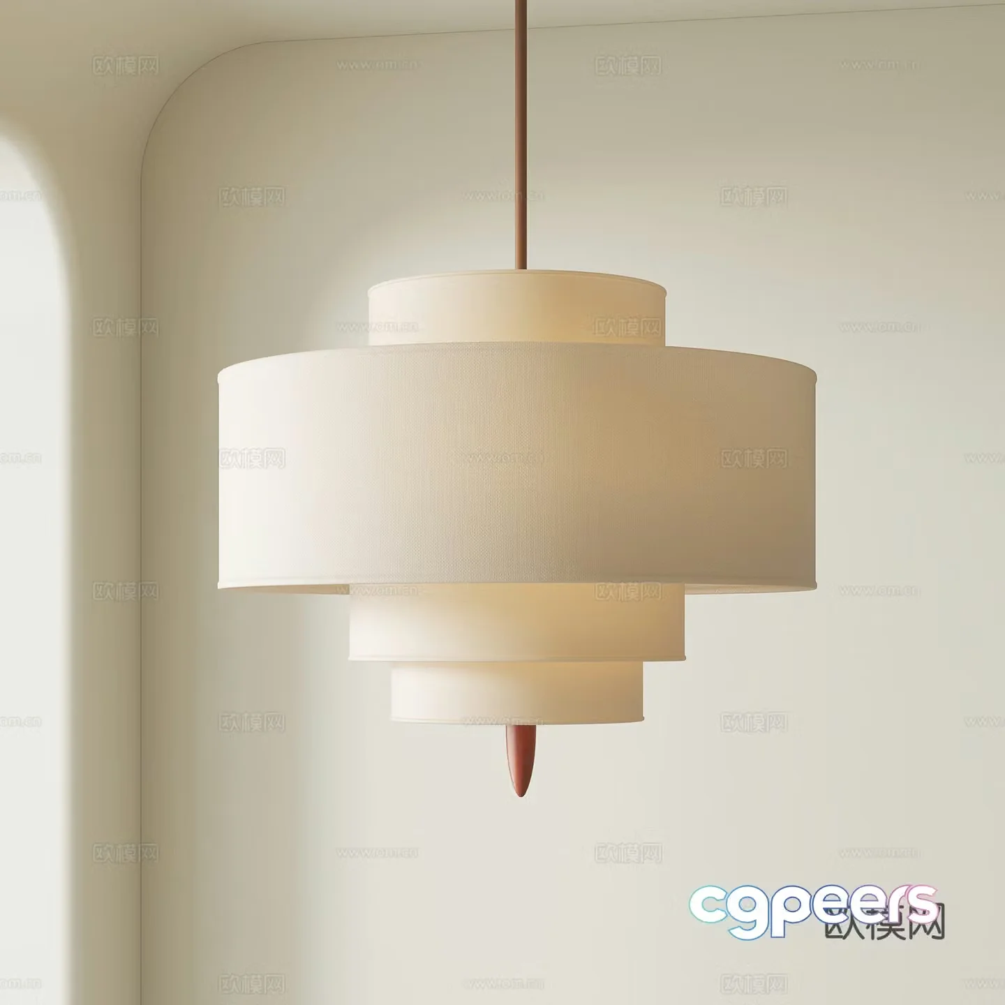 French chandelier 3d model