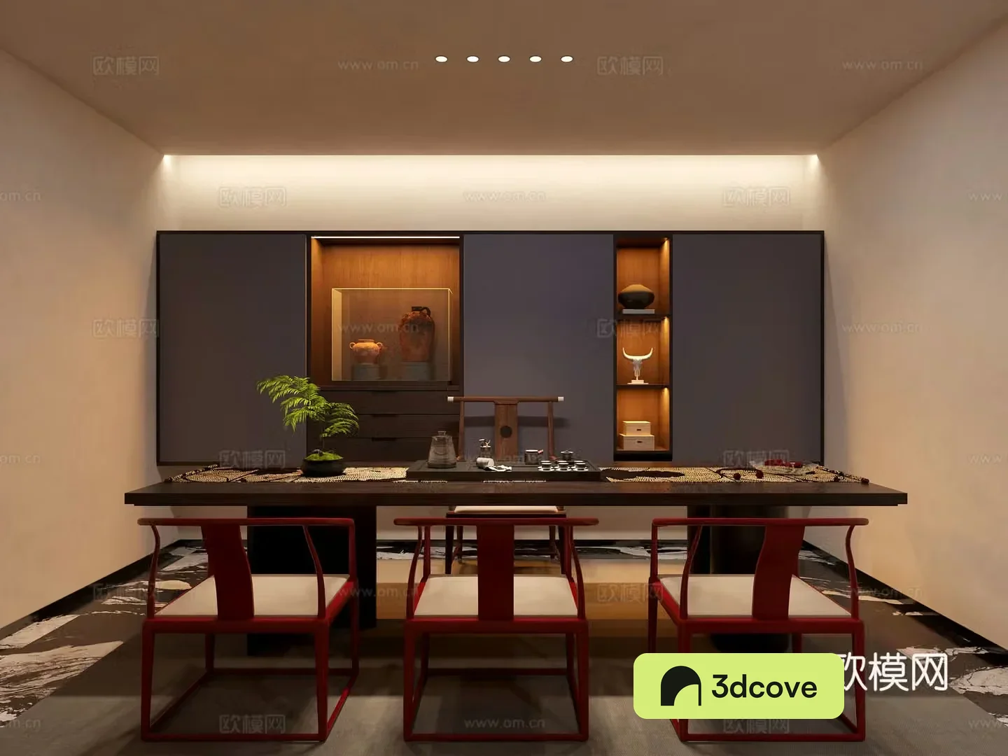 Modern tea room