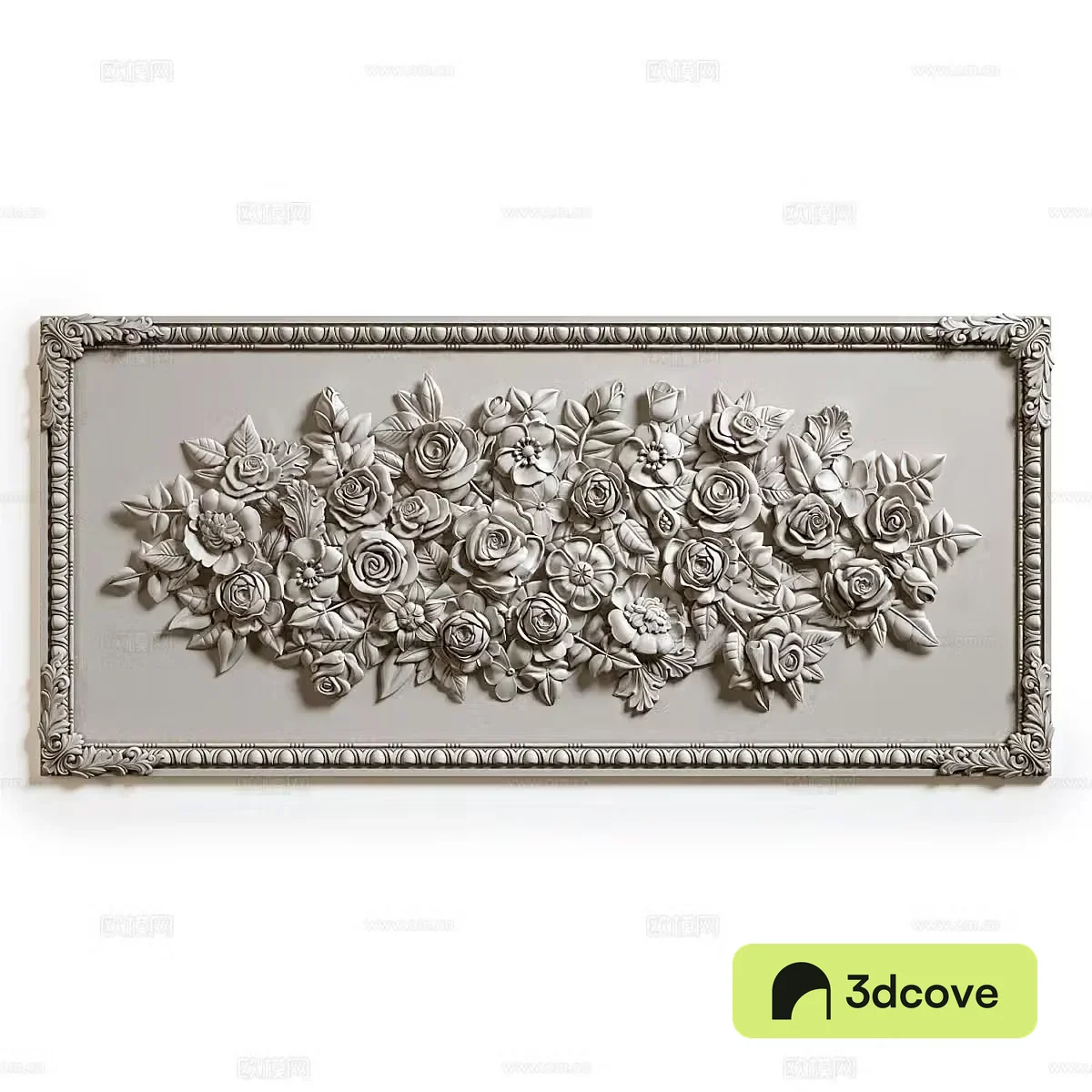 French carved wall decoration