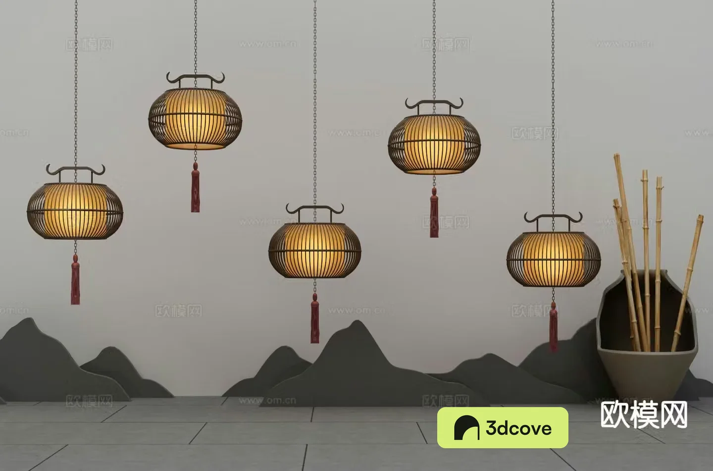 New Chinese style chandelier lantern