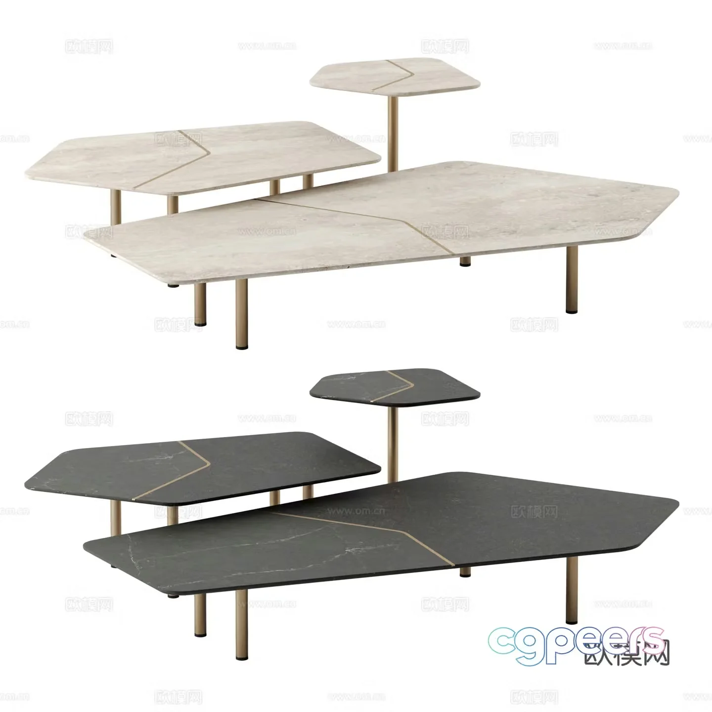 New Chinese style coffee table 3D model