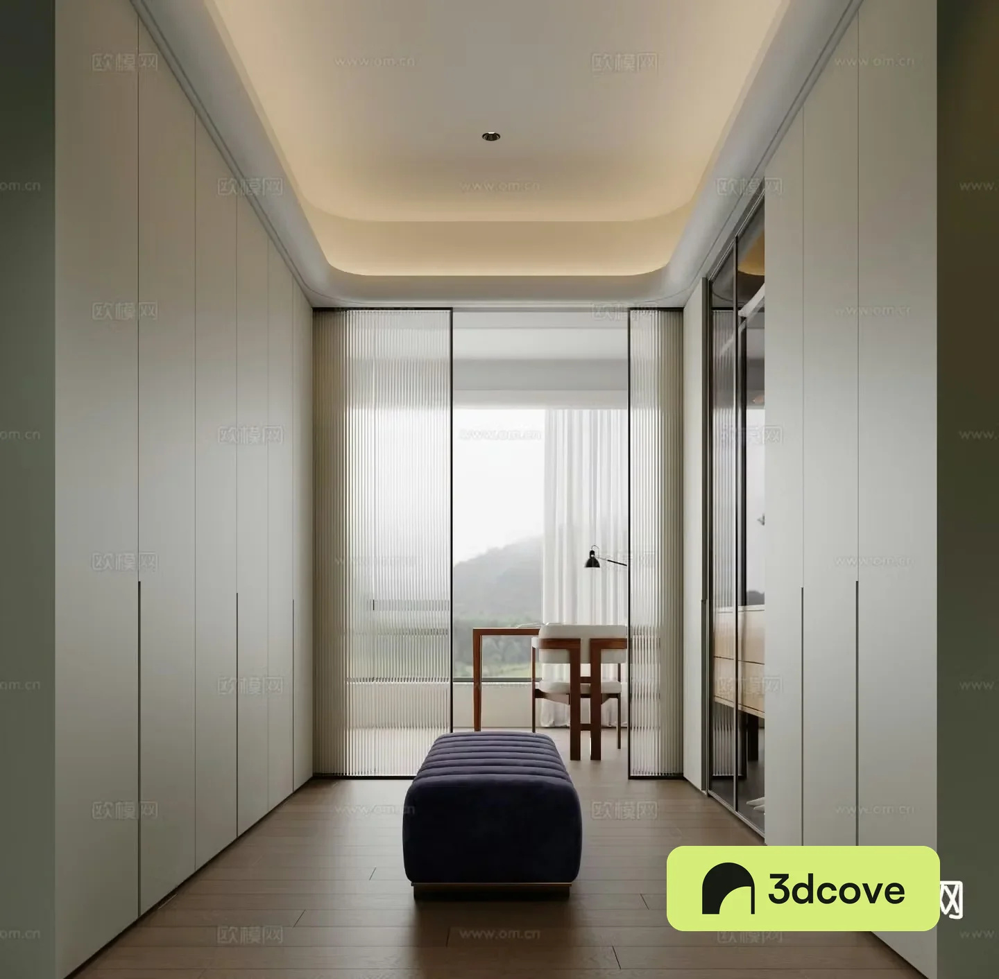 Modern cloakroom