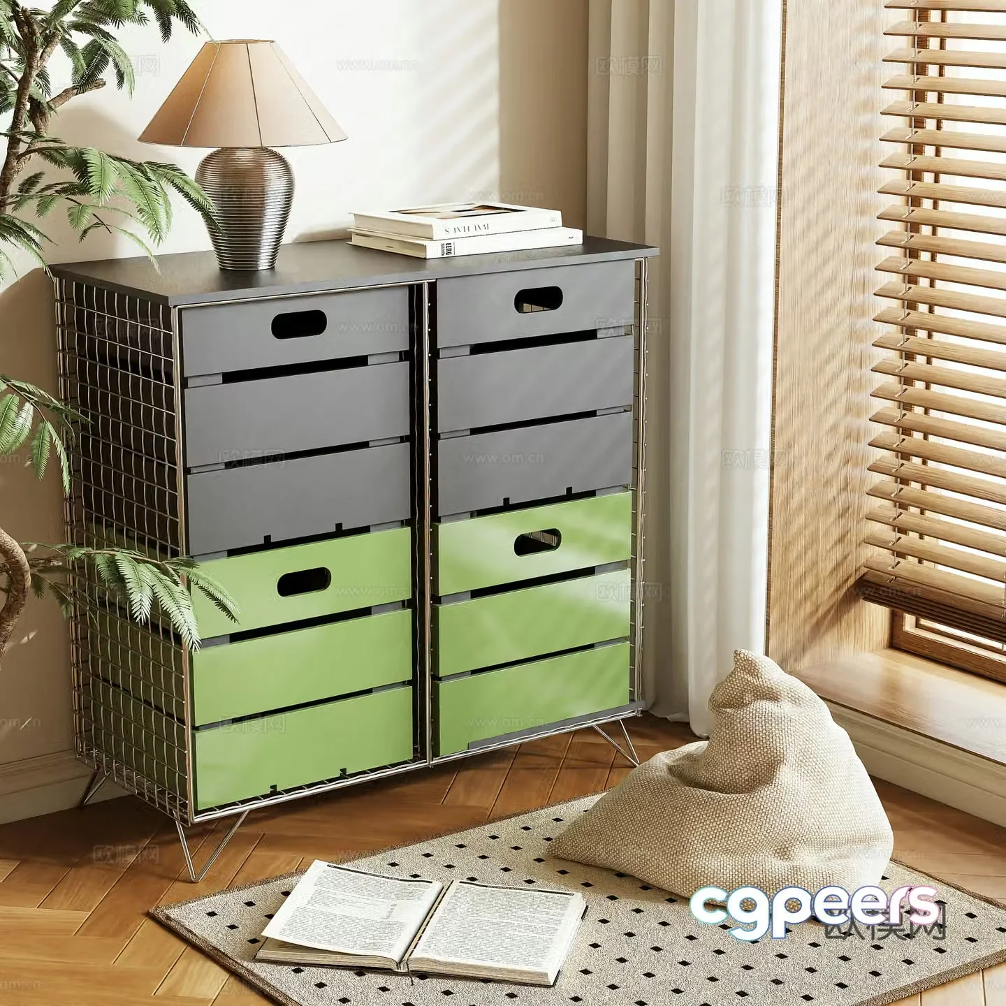 Storage cabinet 3d model