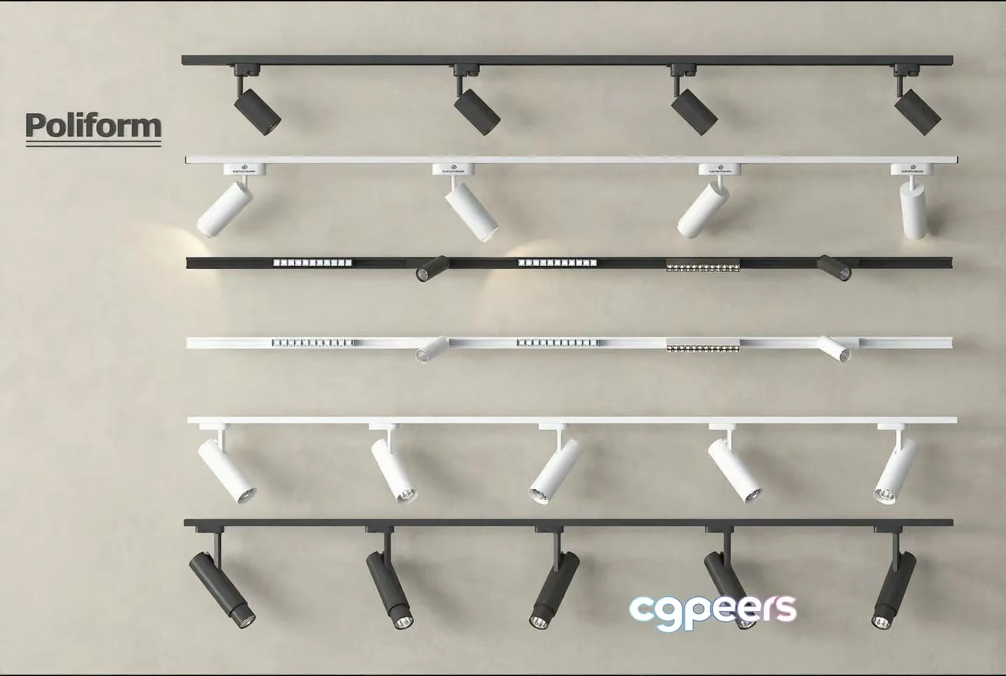 Modern Lighting Fixtures 3D Model – 12409 – VRAY Render