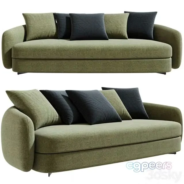 3ds Max Free – Saint-Germain Sofa by Poliform