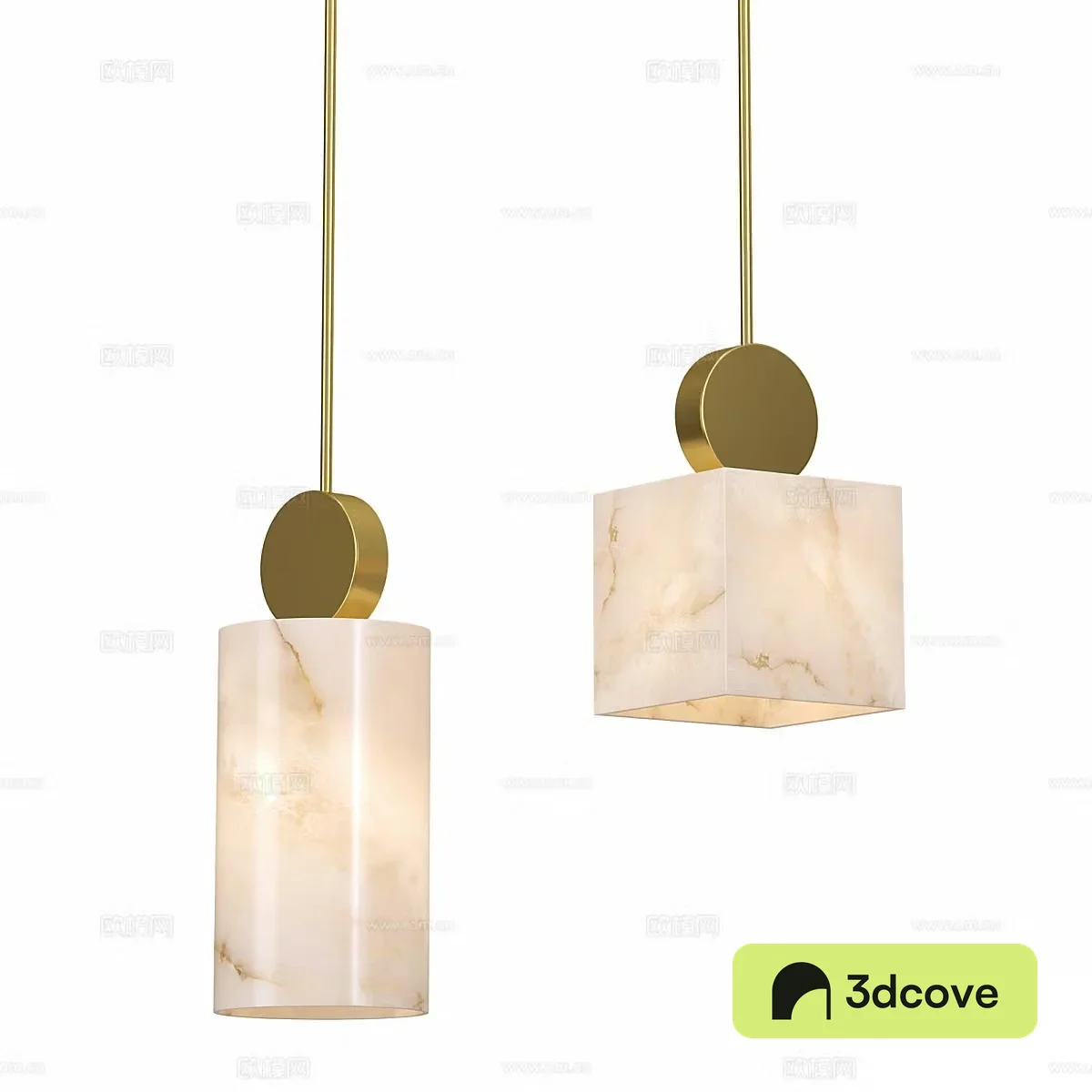 New Chinese style stone decorative chandelier