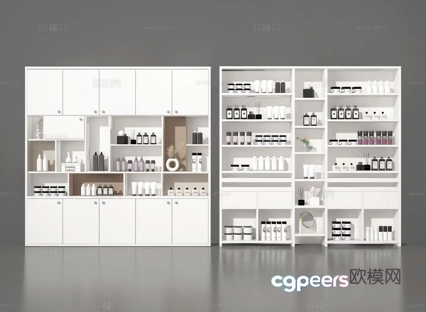 3D model of counter
