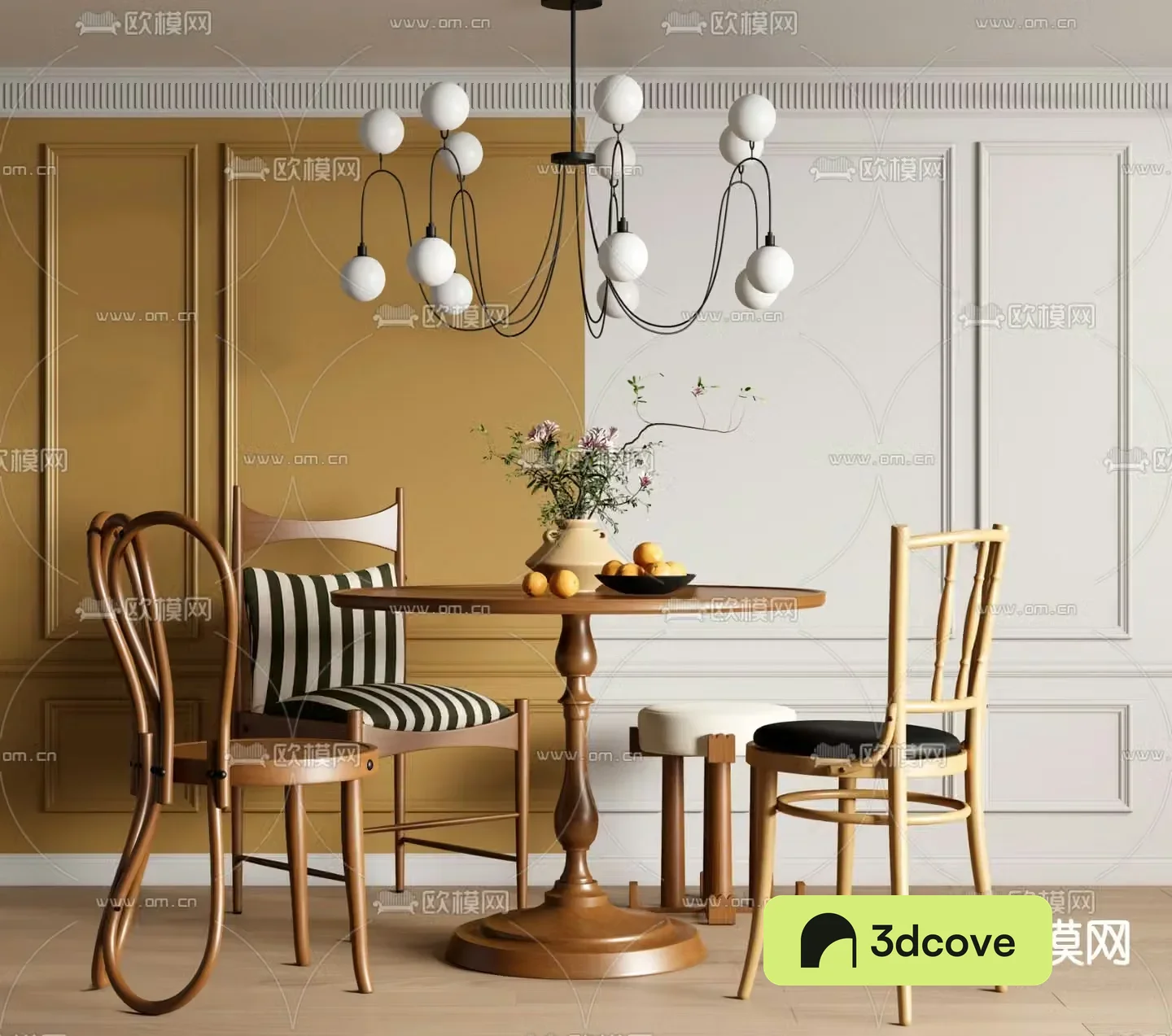 French dining table and chairs round dining table