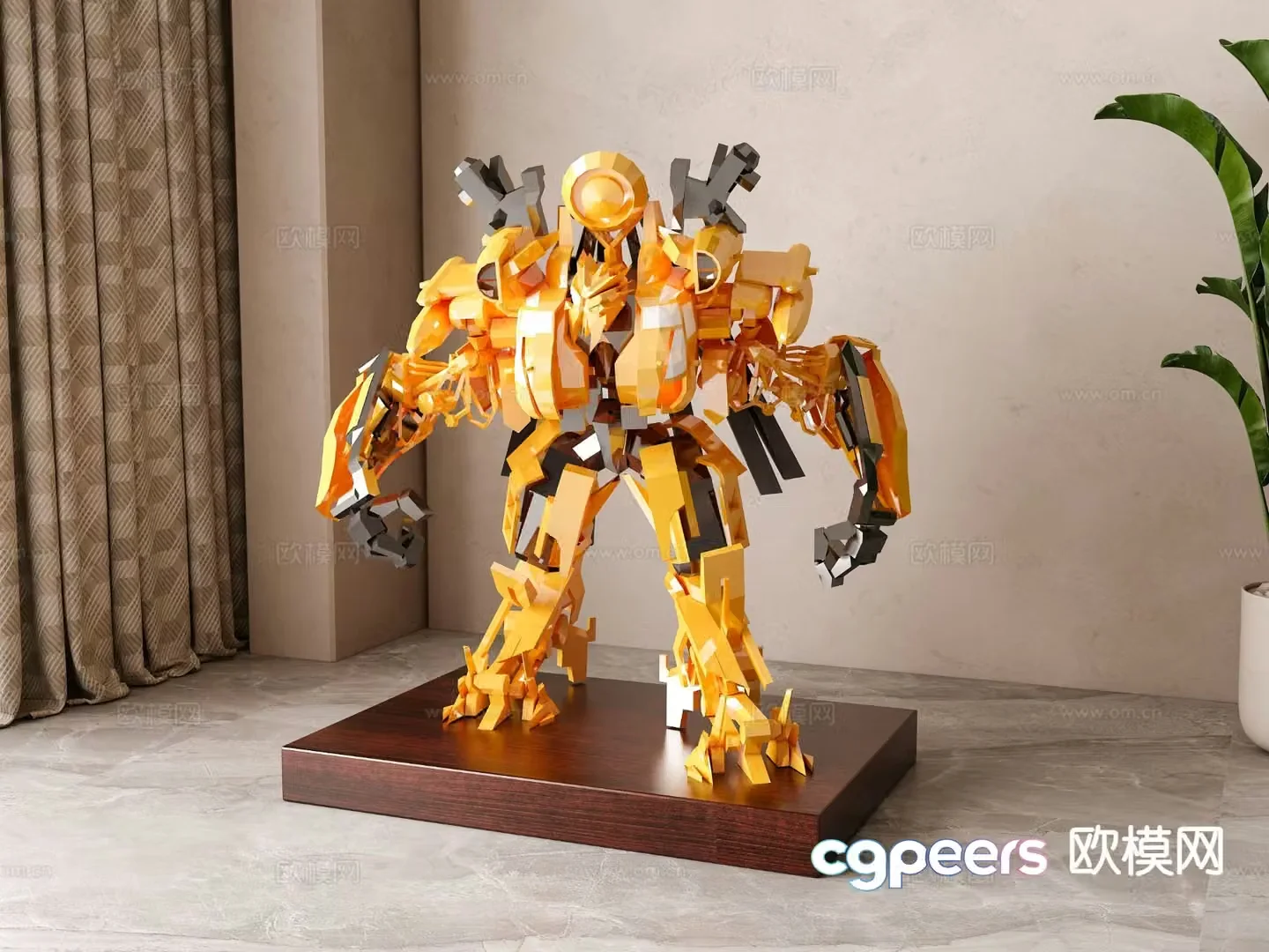 Figure Transformers trendy 3D model