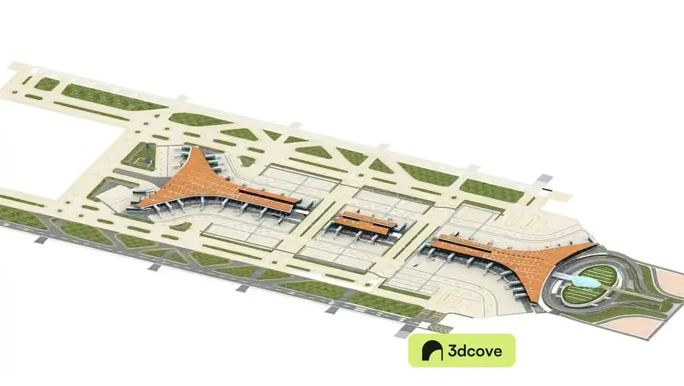 A Large Airport Terminal Building