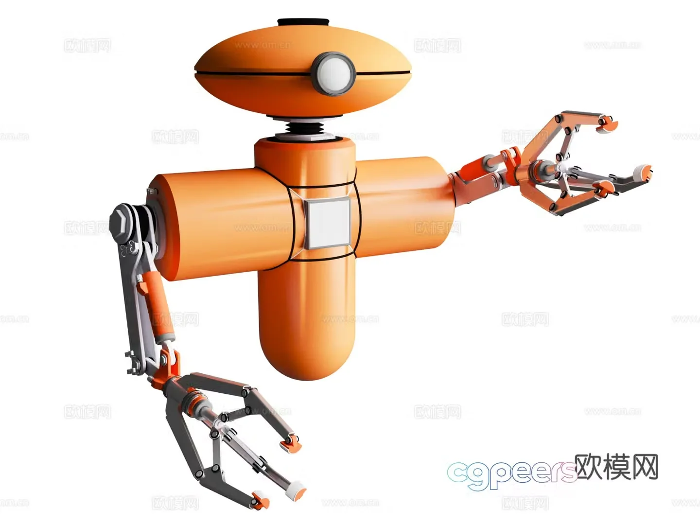 Auxiliary robot maintenance robot intelligent maintenance robot detection cruise maintenance intelligent-VR03 3D model