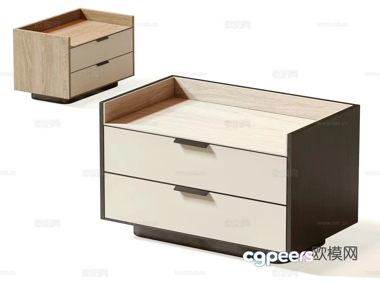 Modern night table 3d model