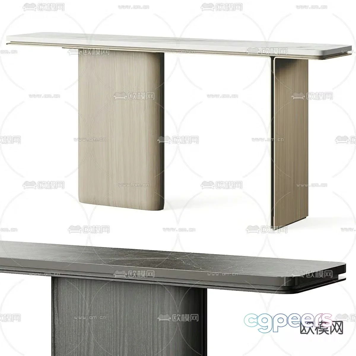 Desilang Duan View Terrace Marble Entry Desk 3D Model