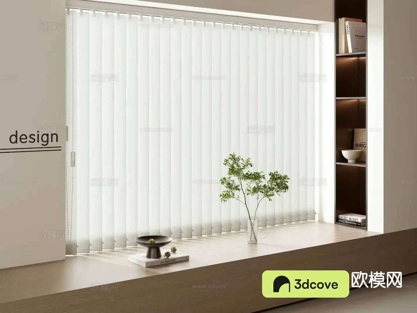 Modern Venetian Blinds Fantasy Curtains