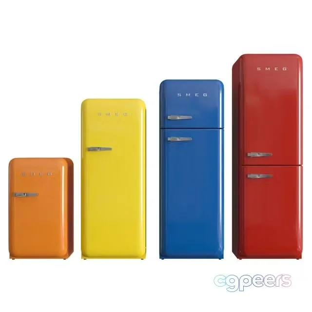 3ds Max Free – Smeg Refrigerators_01