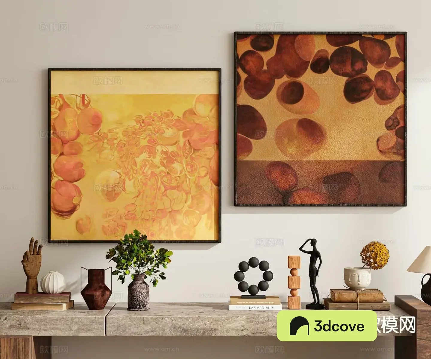 Medieval style hanging painting decorative painting retro painting