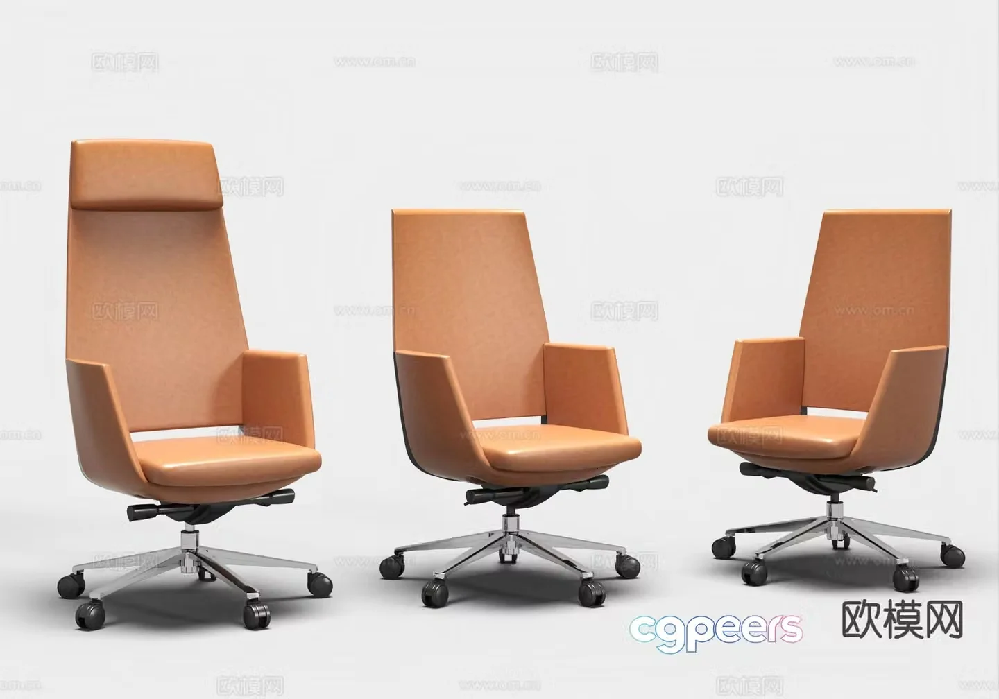 Modern office chair boss chair 3d model