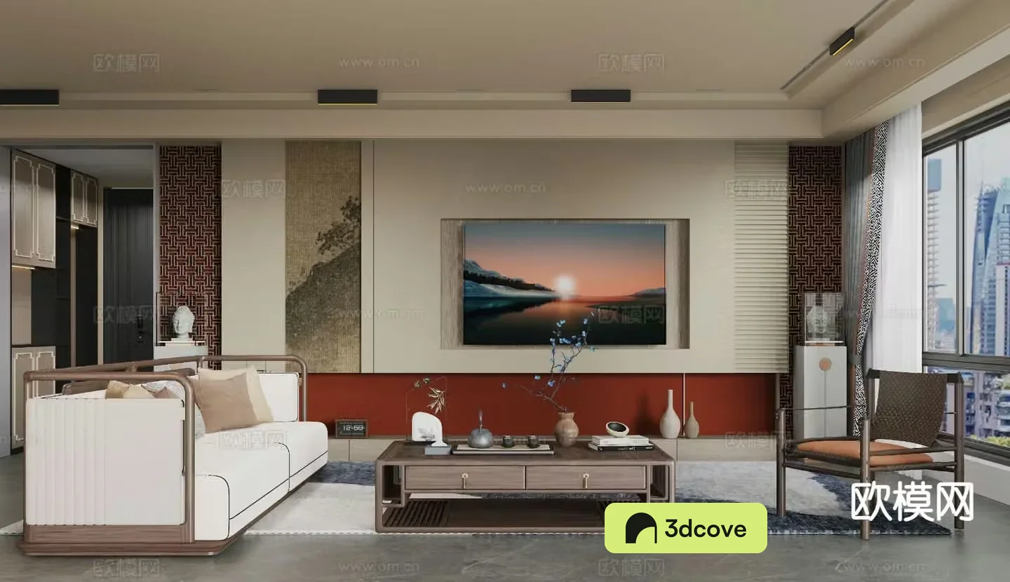 New Chinese style living room