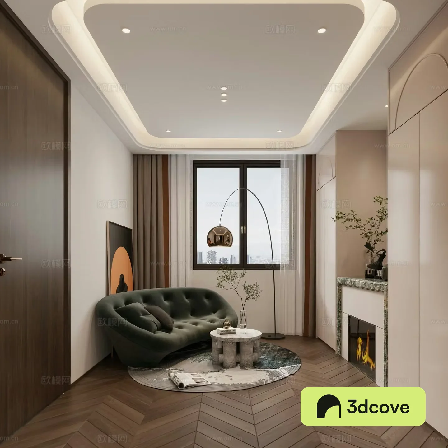 Modern cloakroom
