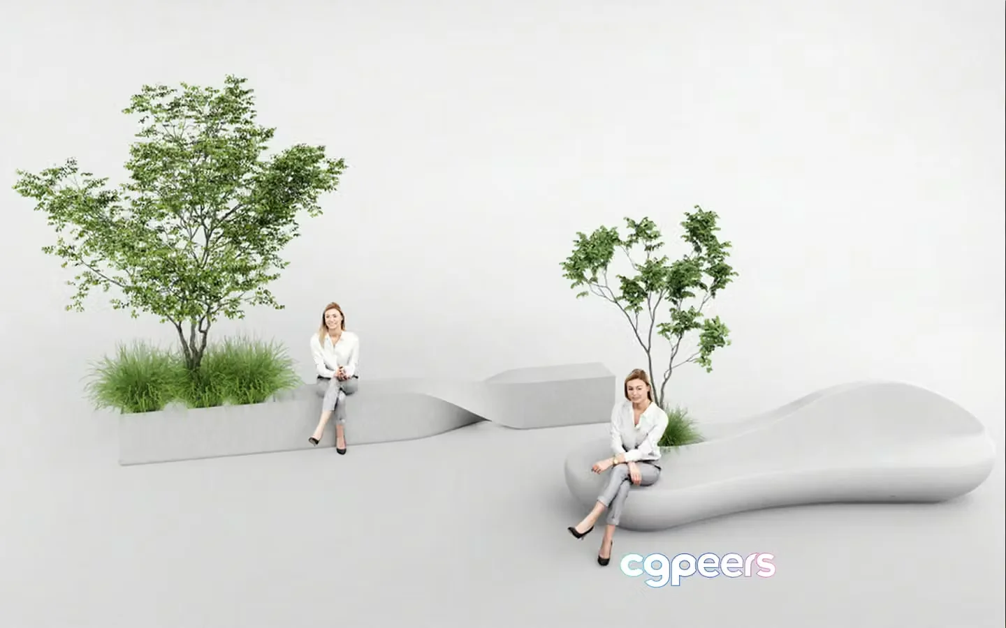 Modern Outdoor Furniture 3D Model – 4881 – VRAY Render